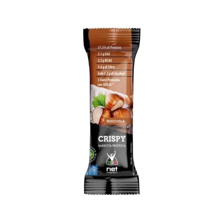 Crispy Barretta Proteica Nocciola