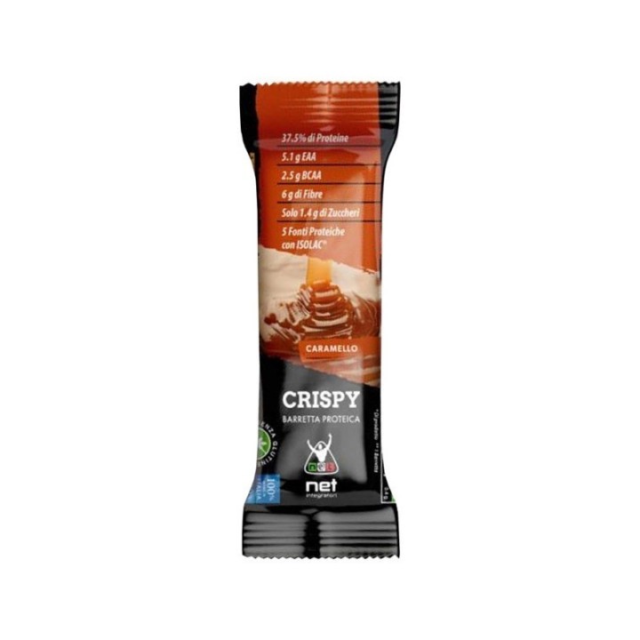 Crispy Barretta Proteica Caramello