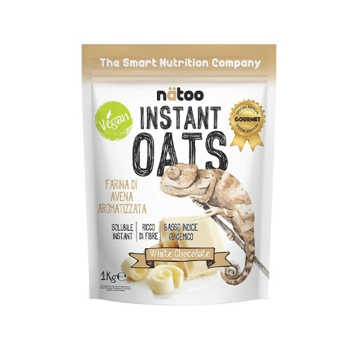 Natoo Instant Oats Farina d'Avena 1Kg White Chocolate