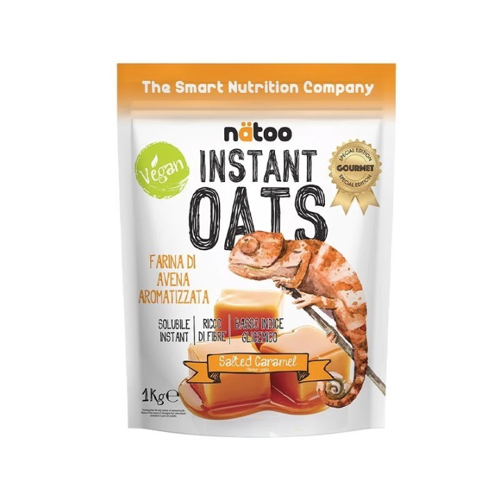 Natoo Instant Oats Farina d'Avena 1Kg Salted Caramel