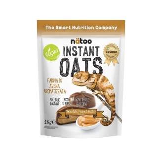 Natoo Instant Oats Farina d'Avena 1Kg Chocolate Peanut Butter