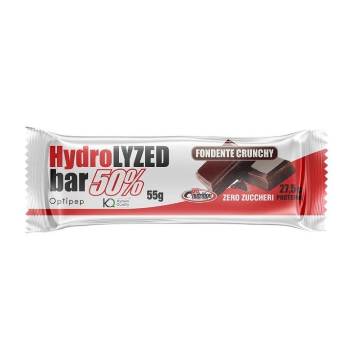 Pro nutrition Barrette Hydrolized 55gr fondente cruncky