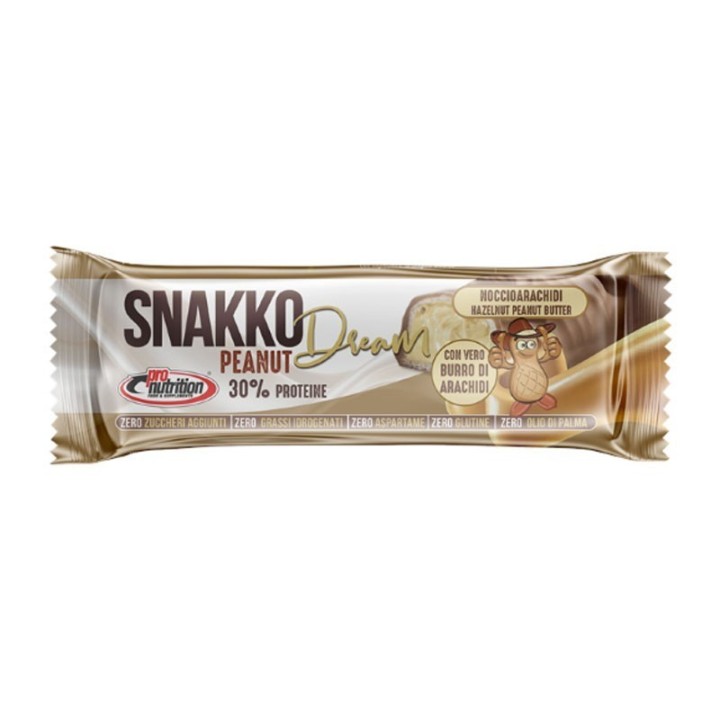 Pro Nutrition Snakko Fit 30gr Arachidi e nocciola