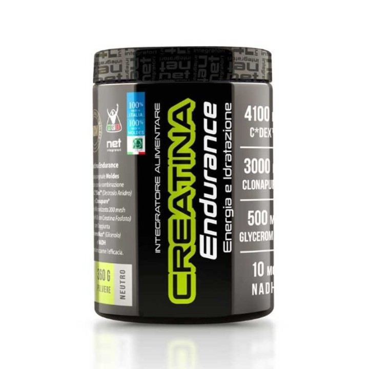 Net Integratori integratore in polvere Creatina Endurance Neutro 360g