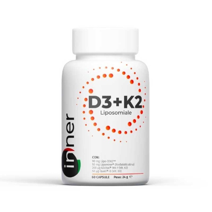 Net Integratori Inner D3+K2 Liposomiale 60 cps