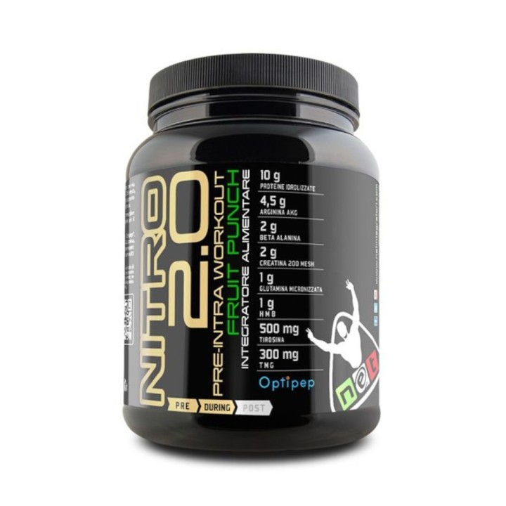 Net integratori Nitro 2.0 Fruit Punch 600 gr