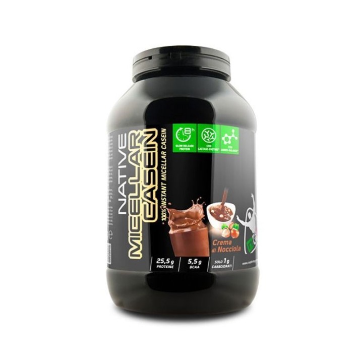 Caseina Micellare Native Micellar Casein Net Integratori crema nocciola