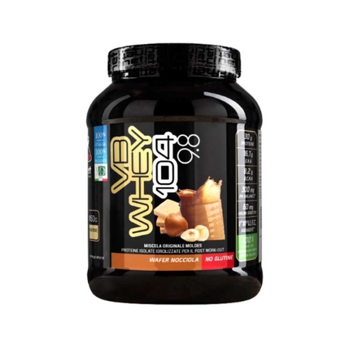 Net Integratori VB Wey 104 9.8 Wafer Nocciola 450 gr