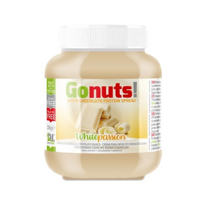 Daily Life Gonuts! Crema proteica WhitePassion - Cioccolato Bianco 350 gr