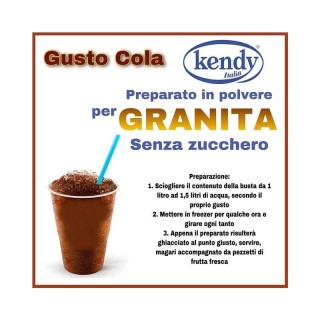 Kendy Preparato in polvere per granita Cola 180gr