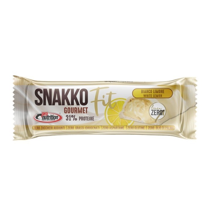 Pro Nutrition Barretta Snakko Fit 30gr Bianco Limone