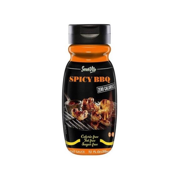: Salsa Spicy BBQ Servivita: Condimento senza grassi