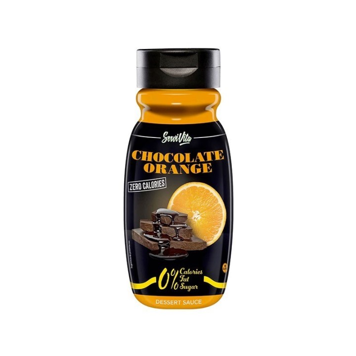Servivita Salsa Cioccolato e Arancia 320ml | Zero Zuccheri