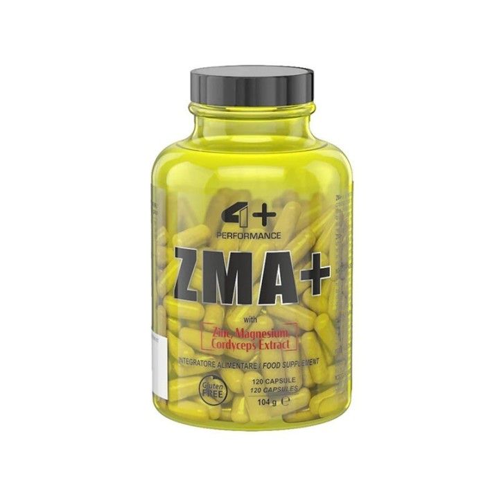 4+ Nutrition ZMA+ 120 Capsule | Supporto Immunitario e Recupero Muscolare