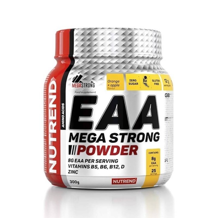 Nutrend EAA Mega Strong Arancia+Mela 300g | Recupero muscolare al sapore fruttato