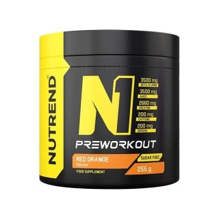 Nutrend N1 Pre-Workout Red Orange 255 gr | Boost di energia e concentrazione preallenamento