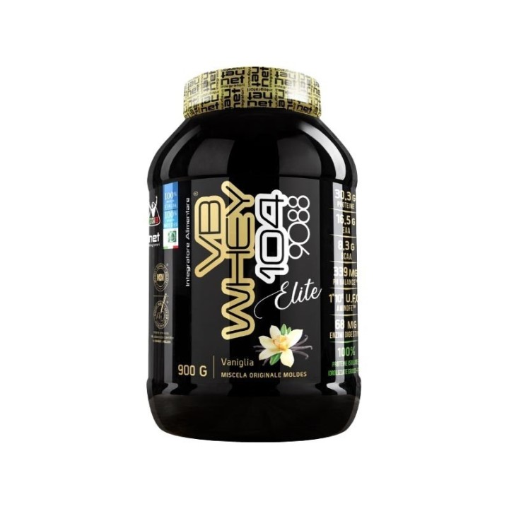Net VB Whey 104 Elite Vaniglia 900g: Gusto Dolce, Potenza Proteica
