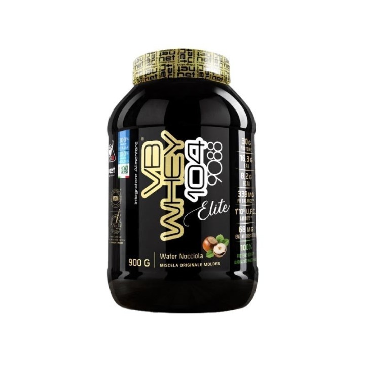 Net VB Whey 104 Elite Wafer Nocciola 900g: Gusto Croccante, Potenza Proteica