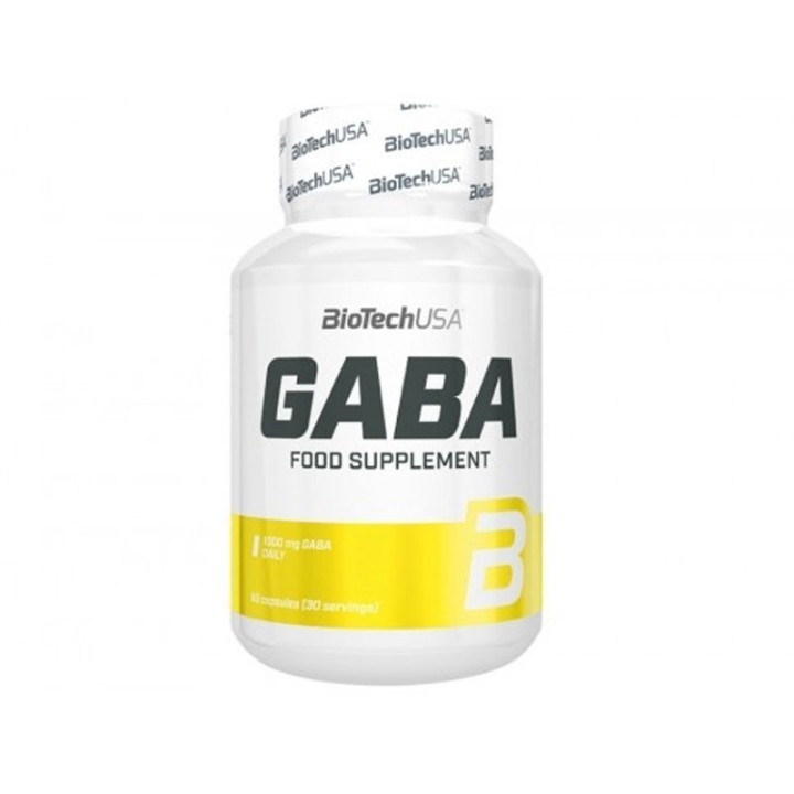 Biotech USA GABA 60 Capsule: Supporto naturale per il rilassamento e il benessere mentale