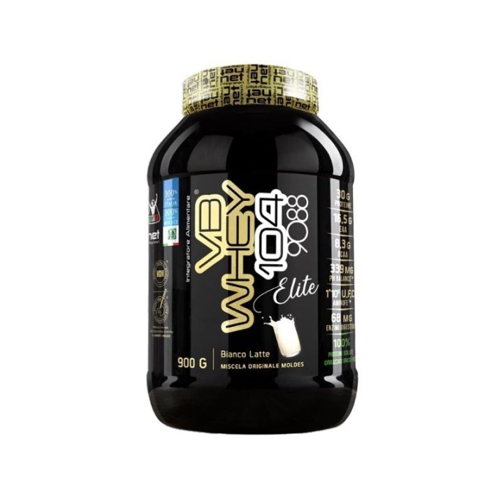 Net VB Whey 104 Elite Bianco Latte 900g: Massima Qualità Proteica per il Tuo Potenziale Massimo