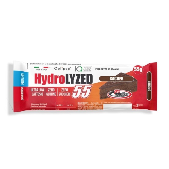 Pro Nutrition BARR 55 Hydrolyzed 50% Sacher 55g: Gusto Ricco, Energia Duratura