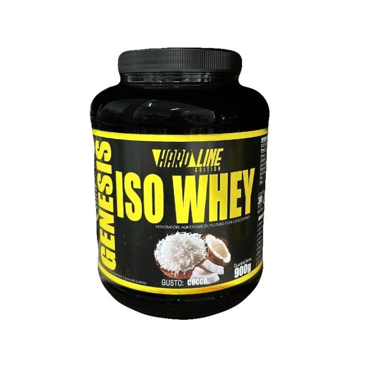 Genesis Nutrition Isolate Whey 900g Cocco: Proteine di Alta Qualità per una Performance Eccezionale