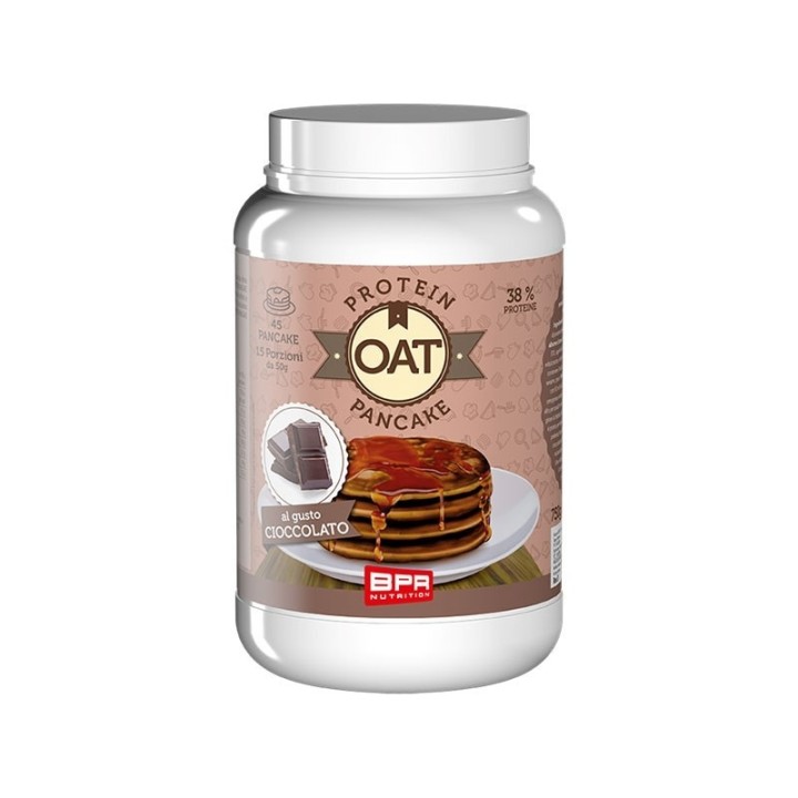 Bpr Nutrition Oat Protein Pancake Cioccolato 750g | Pancake Proteici al Cioccolato