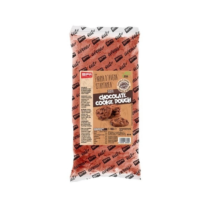 BPR Nutrition Farina D'Avena Aromatizzata 1 Kg Chocolate Cookie Dough | Farina Proteica