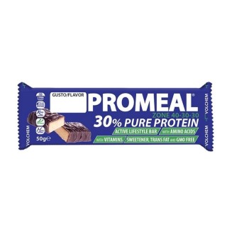 Volchem Promeal Z 40-30-30 Nocciola | Barretta Proteica 50g | Gusto intenso e nutrizione bilanciata