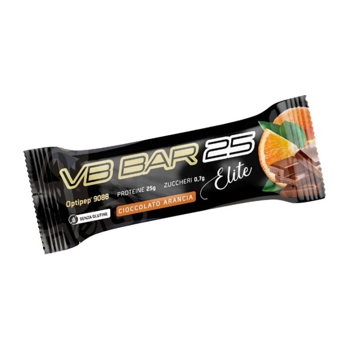 Net Integratori VB BAR 25 Elite Barretta Proteica Cioccolato Arancia - Energia e Gusto