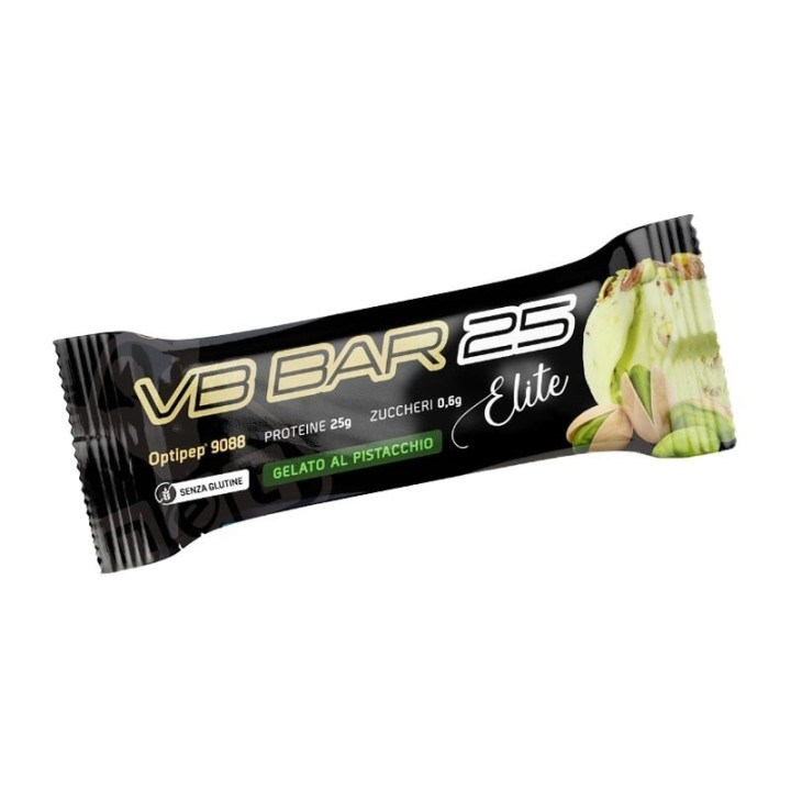 Net Integratori VB BAR 25 Elite Barretta Proteica Gelato al Pistacchio - Energia Cremosa