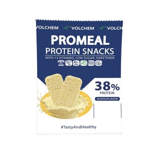 Volchem Promeal Protein Snacks 38% Cioccolato Bianco | Snack proteici gusto cioccolato bianco