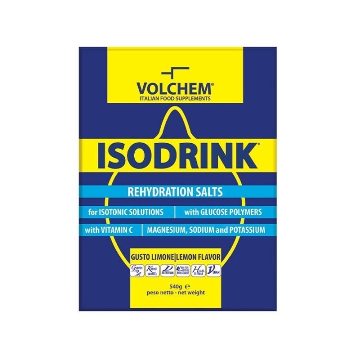 Volchem Isodrink Sali Minerali Limone 540g - Bevanda Isotonica