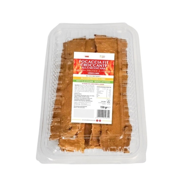 Ri.Ma Benessere Focaccia Fit Messicana 150g - Snack Proteico e Piccante