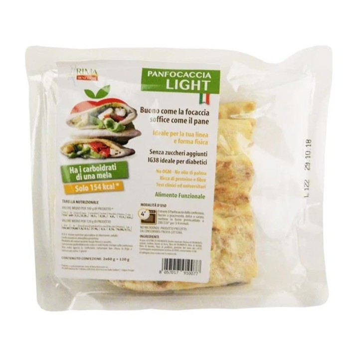 Ri.Ma Benessere Panfocaccia Light 120g - Focaccia Leggera e Gustosa