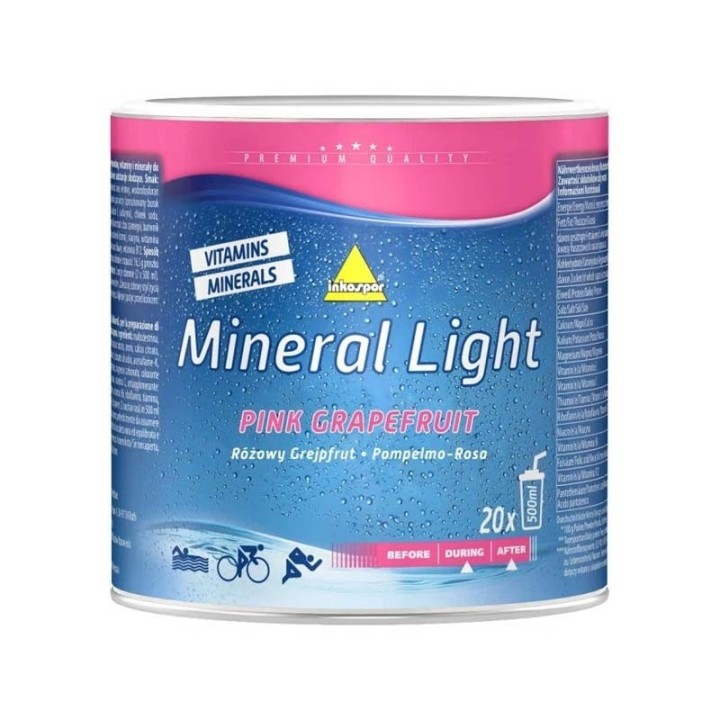 Inkospor Mineral Light Pompelmo Rosa 330g | Bevanda Minerale Rinfrescante