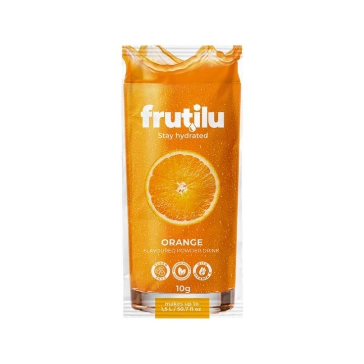 Frutilu Bevanda Istantanea Arancia 10g | Bevanda Rinfrescante e Salutare
