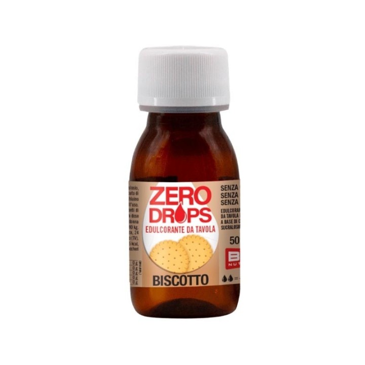 BPR Nutrition Zero Drops Biscotto | Edulcorante Liquido Zero Kcal | 50ml