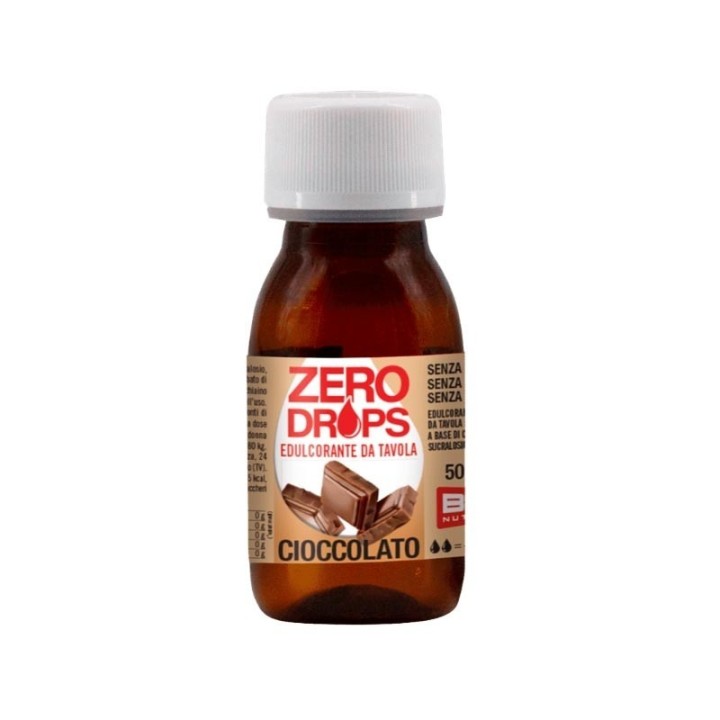 BPR Nutrition Zero Drops Cioccolato | Edulcorante Liquido Zero Kcal | 50ml
