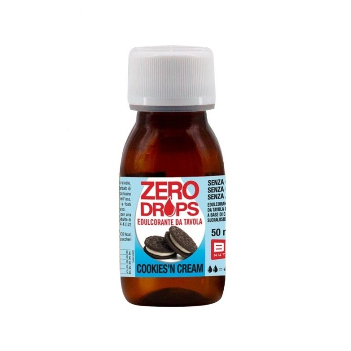 BPR Nutrition Zero Drops Cookies'n Cream | Edulcorante Liquido Zero Kcal | 50ml