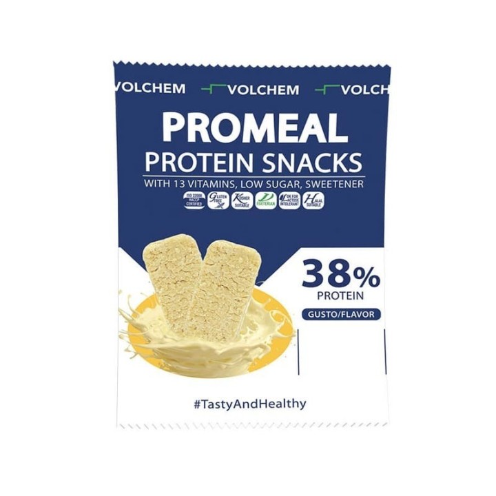 Volchem Promeal Protein Snacks 38% Nocciola | Snack Proteico 16x37,5g