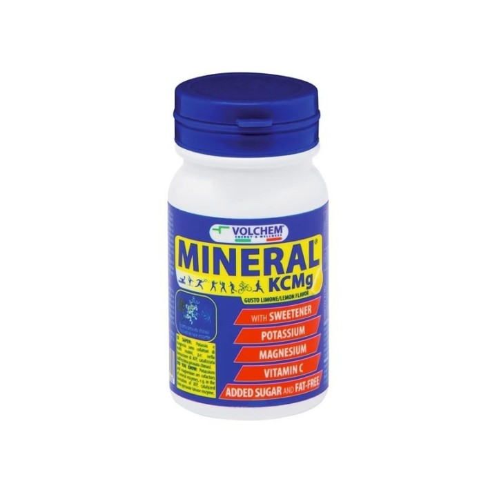 Volchem Mineral KCMg | Sali Minerali al Limone per Energia e Benessere | 24 Compresse