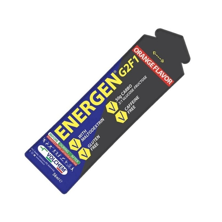 Volchem Energen G2F1 Arancia | Gel Energetico 56ml per Performance Ottimali