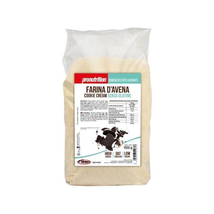 Pro Nutrition Farina D'Avena Cookie Cream Senza Glutine 1kg
