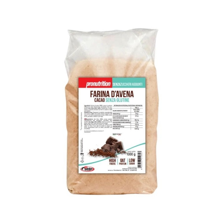 Pro Nutrition Farina D'Avena Cacao Senza Glutine 1kg