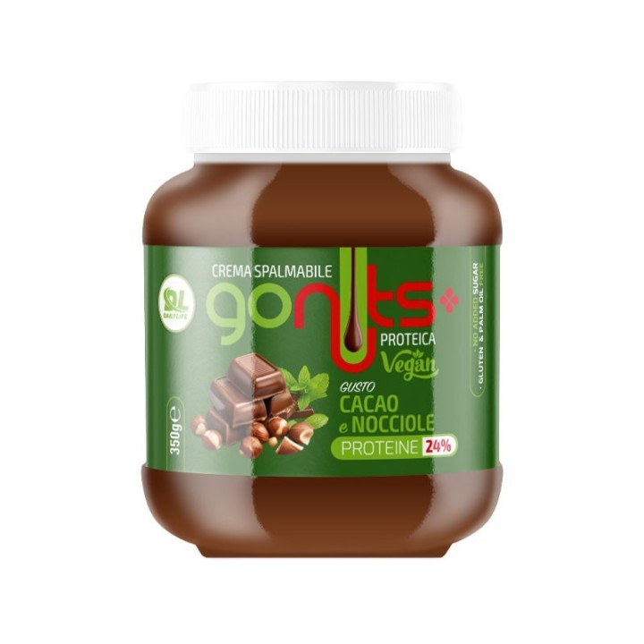 Daily Life Gonuts! Crema Proteica Cacao e Nocciola Vegan 350gr