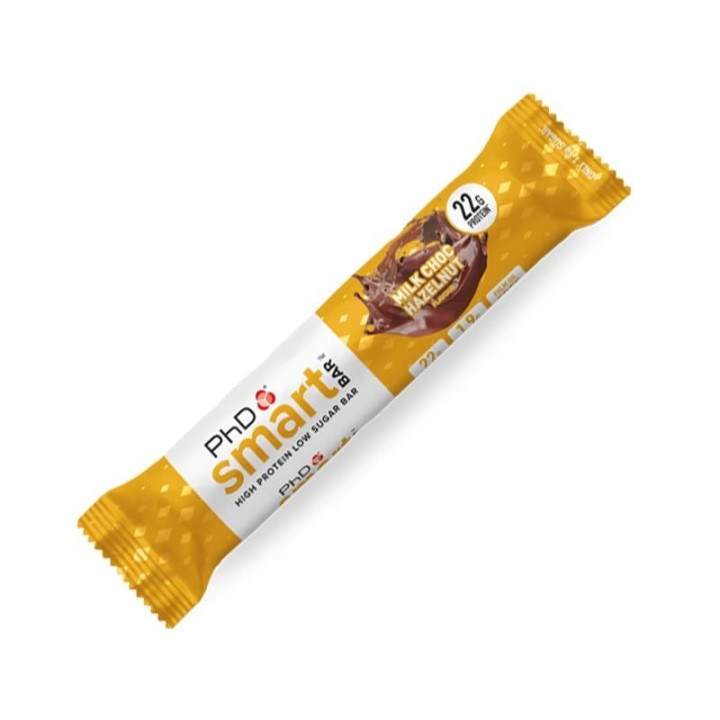 PhD Smart Bar Milk Choc Hazelnut 64g | Barretta Proteica