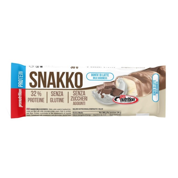 Snakko Fit Pro Nutrition 30g | Bontà di Latte