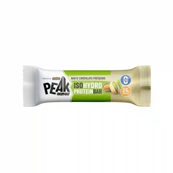 PEAK Crunchy Protein Bar - Cioccolato Bianco e Pistacchio - Barretta Proteica