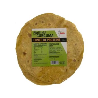 Ri.ma. Benessere Piadina Curcuma - 260g - Piadina proteica, ricca di fibre e antiossidanti